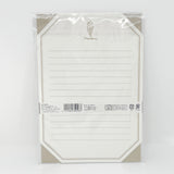 Simple Tulip Pattern Beige Letter Set
