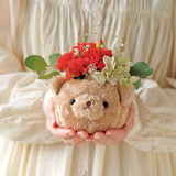 Fluffy Bear Multi Organizer Mini Flower Pot