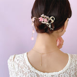Cherry Blossom Sakura Trailing Petal Hair Pin Ornament