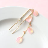 Cherry Blossom Sakura Trailing Petal Hair Pin Ornament