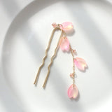 Cherry Blossom Sakura Trailing Petal Hair Pin Ornament