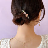 Cherry Blossom Sakura Mini French Side Comb