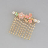 Cherry Blossom Sakura Mini French Side Comb