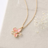 Cherry Blossom Sakura Long Necklace