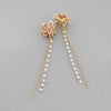Cherry Blossom Sakura x Pearl Chain Set Mini Hair Clip