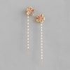 Cherry Blossom Sakura x Pearl Chain Set Mini Hair Clip