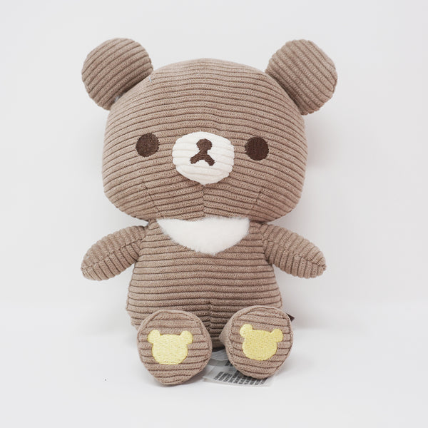 (No Tags) Corduroy Chairoikoguma Plush - San-X Original - Rilakkuma