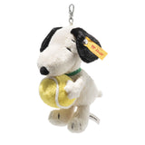 Snoopy Peanuts Tennis Plush Keychain Keyring 6" - Steiff