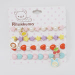 2021 Rilakkuma 4 Piece Beaded Bracelet Set - Rilakkuma Bunny San-X