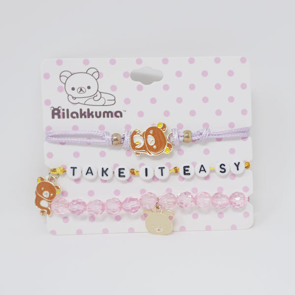 2021 Rilakkuma Take it Easy Bracelet Set - Rilakkuma San-X