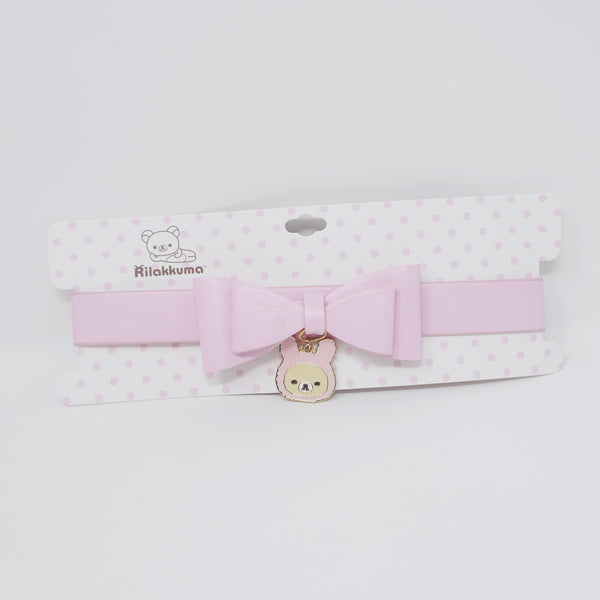 2022 Korilakkuma Bunny Pink Choker Necklace - Rilakkuma San-X