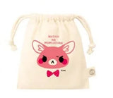 Matagi no Momiji-chan Face Series Drawstring Bag