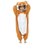 Kids Rilakkuma Kigurumi Plush Pajama Onesie Christmas Winter Outfit Halloween