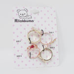 2021 Rilakkuma Sweets & Heart Ring Set - San-X