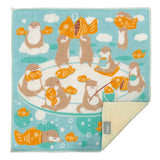 Taiyaki and Otter Handkerchief Towel