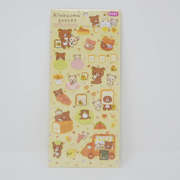 Rilakkuma Bread Stickers Sheet - Bakery Rilakkuma San-X