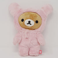2012 Rilakkuma in Pink Bunny Outfit Plush - Play with Rabbits Rilakkuma