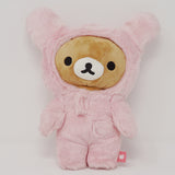 2012 Rilakkuma in Pink Bunny Outfit Plush - Play with Rabbits Rilakkuma