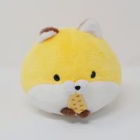 Kitsune Fox Round Plush - Zoo-to Mogu Mogu Yell Japan