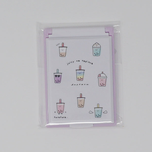 Juicy Tapioca Milk Tea Card Mirror - Kamio Japan