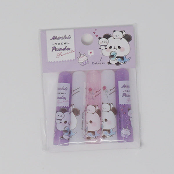 Mochi Mochi Lavendar Teal Pencil Caps - Kamio Japan