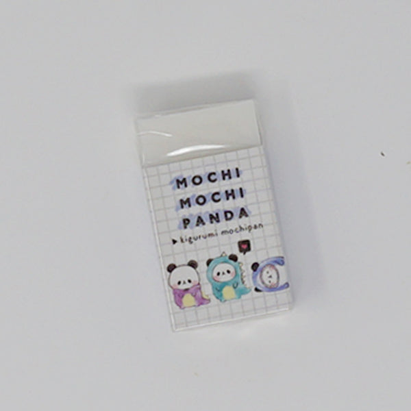 Mochi Mochi Panda Erasers Blue/White Kigurumi - Kamio Japan