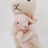 Springtime "Rosie" Rabbit & Baby Bunny Plush - Steiff Collectors Limited Edition