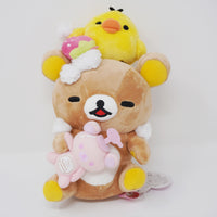 2012 Rilakkuma & Kiiroitori Plush - Happy Bath Time Rilakkuma Store Limited