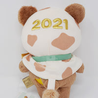 2021 Chairoikoguma Cow Plush - Rilakkuma New Year - San-X