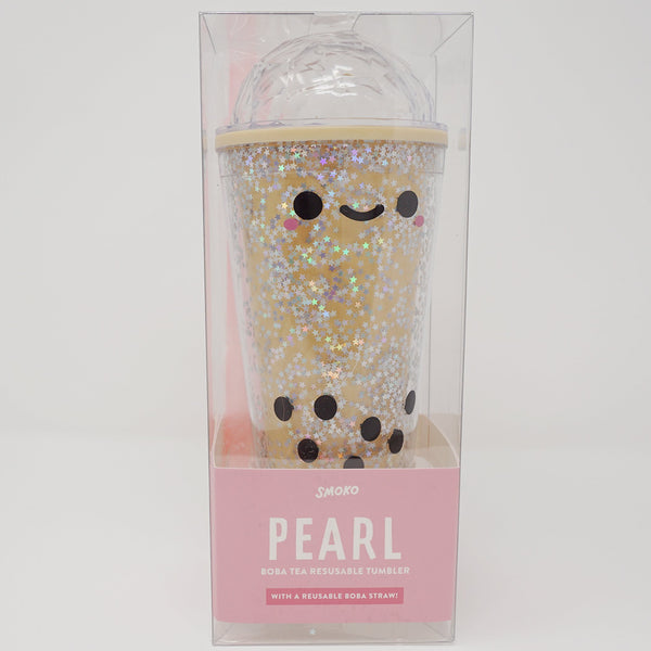 Pearl Boba Sparkly Tumbler - SMOKO