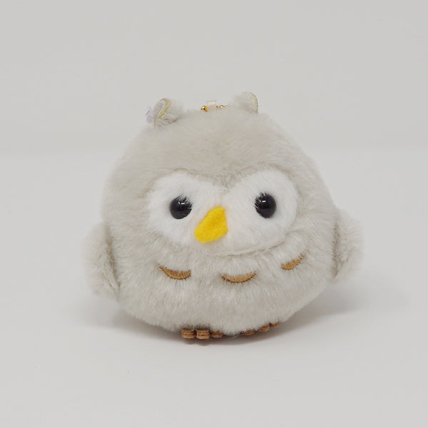 Grey Owl Plush Keychain - Amuse