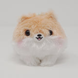 Tan & White Pomeranian Plush Keychain - Amuse