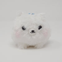 White Pomeranian Plush Keychain - Amuse