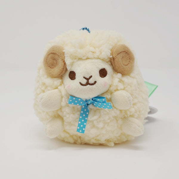 Yellow Sheep Ram Plush Keychain - Amuse