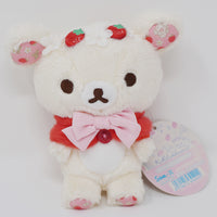 2017 Korilakkuma Strawberry Plush Keychain - Rilakkuma Store Limited