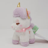Purple Unicorn Plush Keychain - Amuse