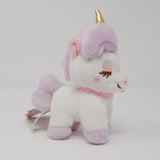 SET DEAL Aqua & Purple Unicorn Plush Keychain - Amuse