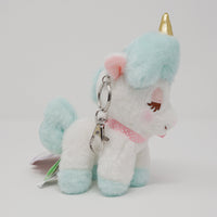 Aqua Unicorn Plush Keychain - Amuse