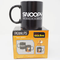 Peanuts Snoopy Astronaut Heat Reactive Ceramic 12 oz Mug