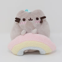 Pusheen Rainbow Plush Keychain