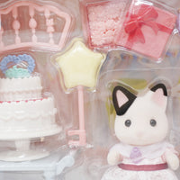 Party Time Playset - Tuxedo Cat Girl Birthday - Calico Critters