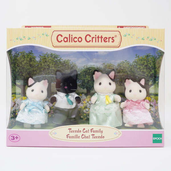Tuxedo Cat Family - Calico Critters