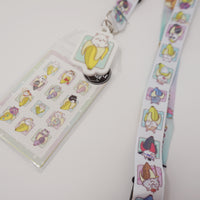 Bananya Lanyard with Collectable Sticker - Q-Lia