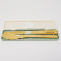 Chopsticks & Spoon with Case - Foraging Design - My Neighbor Totoro