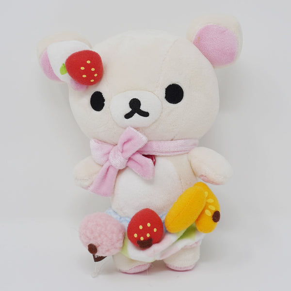 2013 Korilakkuma Mitsumame Birthday Cake Plush - Rilakkuma Tokyo Station 4th Anniversary Limited - San-X