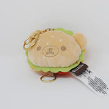 Rilakkuma Burger Reel Keychain - Rilakkuma Deli Plush Keychain Blind Box - San-X