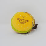 Kiiroitori Burger Reel Keychain - Rilakkuma Deli Plush Keychain Blind Box - San-X
