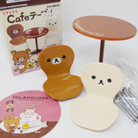2014 Rilakkuma Cafe Table Chair Set Re-Ment - Rilakkuma San-X