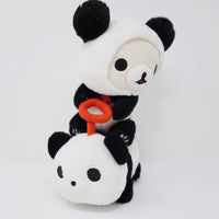 (No Tag) 2015 Korilakkuma Riding Panda Plush - Panda de Goron Rilakkuma Store Limited - San-X
