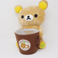 2009 Large Rilakkuma with Cup Holder Organizer Plush - Rilakkuma Store Limited